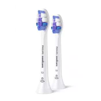 Cabeças de escova Philips HX6052/87 Sensitive pack de 2, cerdas extra suaves, branco