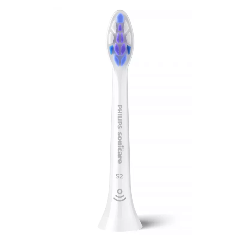 Cabeças de escova Philips HX6052/87 Sensitive pack de 2, cerdas extra suaves, branco