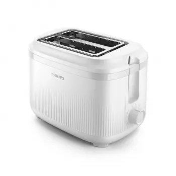 Torradeira Philips série 3000, 2 fatias, branco, metal, botões, botão rotativo, 900 W, 220-240 V