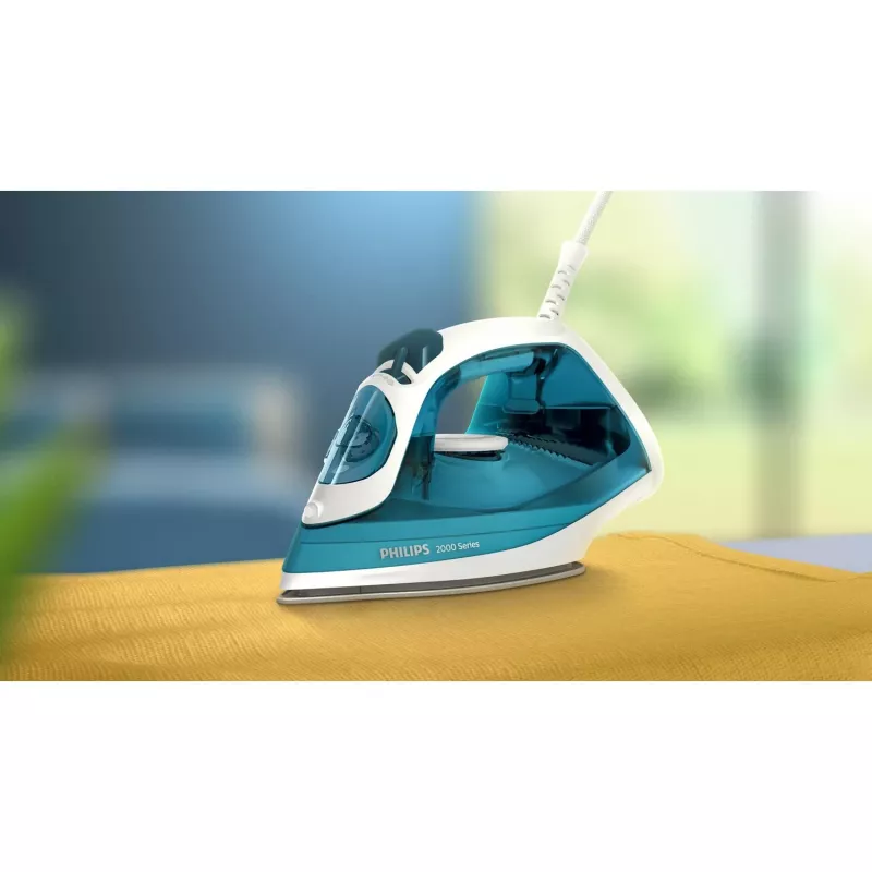 Ferro de engomar a vapor Philips série 2000 DST2020/90 base cerâmica 2000 W Aqua