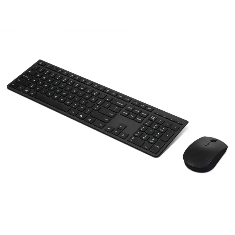 Lenovo 4X31R64316 Teclado e rato com Office RF Wireless + Bluetooth QWERTY US Inglês Cinzento