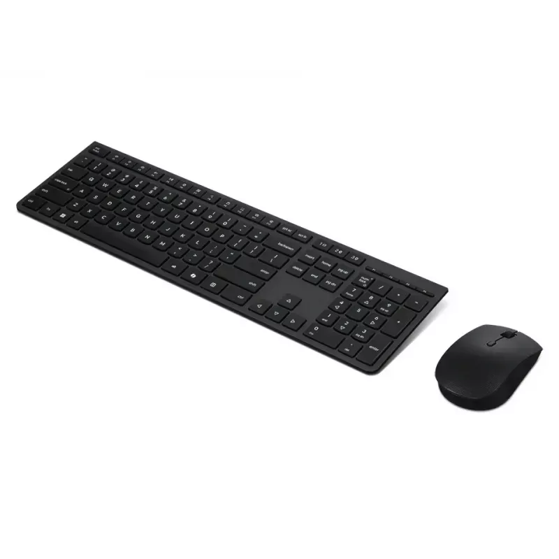 Lenovo 4X31R64351 Teclado e rato com Office RF Wireless + Bluetooth US Inglês Preto