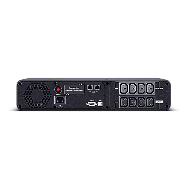 UPS CYBERPOWER CP2000EIPFCRM2U 2 kVA / 1200 W, 8 tomadas AC, montagem em rack, bateria de chumbo-ácido selada