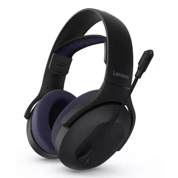Auscultadores Lenovo Legion H410 sem fios com arco de cabeça gaming USB Type-C Bluetooth preto, roxo