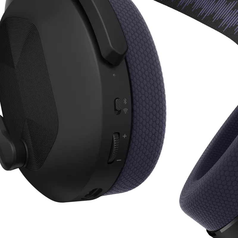 Auscultadores Lenovo Legion H410 sem fios com arco de cabeça gaming USB Type-C Bluetooth preto, roxo