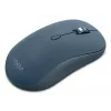 Rato ótico Bluetooth sem fios ambidestro Lenovo Yoga – 4000 dpi, 8 botões, roda de deslocamento, alimentado por pilhas, azul-petróleo