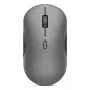 Rato sem fios ambidestro Lenovo 700 — RF + Bluetooth, ótico 4000 DPI, 8 botões, cinzento