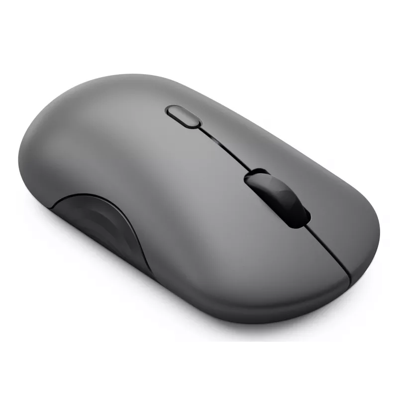 Rato sem fios ambidestro Lenovo 700 — RF + Bluetooth, ótico 4000 DPI, 8 botões, cinzento