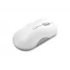 Rato silencioso sem fios Lenovo 700 multi-dispositivo, ambidestro, ótico, 4000 DPI, RF + Bluetooth, 8 botões, branco
