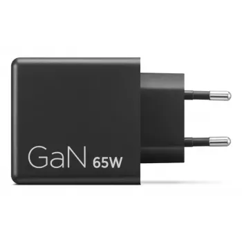 Carregador para dispositivos móveis Lenovo G0A6065BEU — carregador AC universal para interior, 2× USB-C, 100–240 V, cabo de 1,5 m, preto