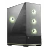 Caixa de PC MSI MAG PANO 110R PZ Midi Tower — vidro temperado, ATX, 3 ventoinhas frontais de 120 mm, USB-C, suporta radiadores de 360 mm
