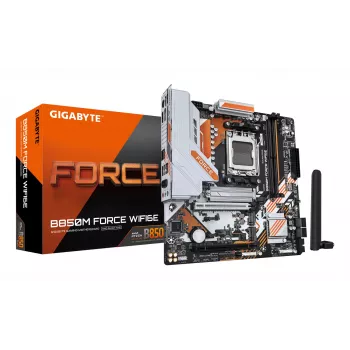 Placa-mãe GIGABYTE B850M FORCE WIFI6E, AMD B850, socket AM5, Micro ATX
