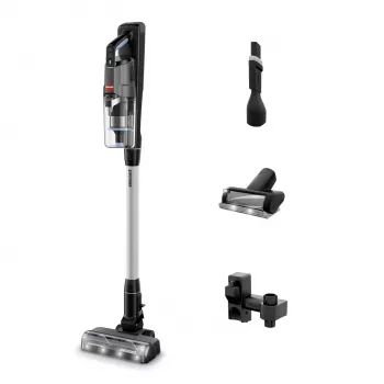 Bissell PowerClean Furfinder Pro aspirador vertical sem fios com HEPA sem saco 200 W preto, prateado