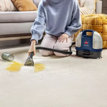 Bissell SpotClean Mini máquina de limpeza de tapetes sem fios manual preto, azul