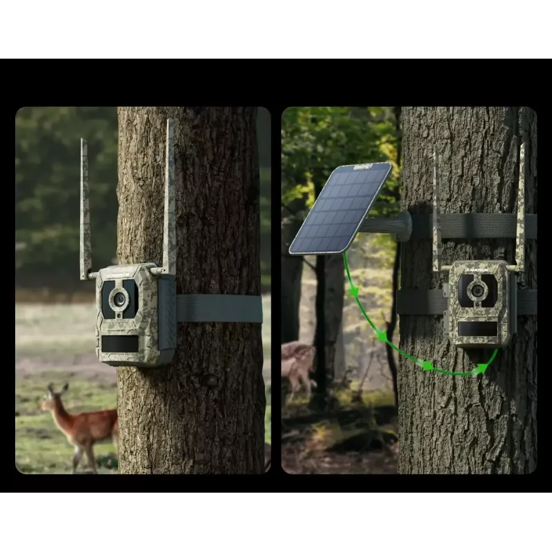 Câmara de caça Reolink Camovue Talon S130 4G LTE, 8 MP, 3840×2160, 95° H × 50,2° V, IP67, recarregável por USB‑C, para exterior