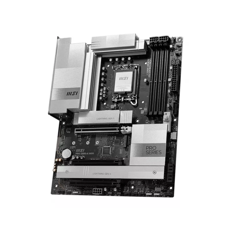 Placa-mãe MSI PRO Z890-A WIFI Intel Z890 LGA 1851 ATX DDR5, 4 DIMM, 256 GB, Wi‑Fi 7, 5 Gb Ethernet