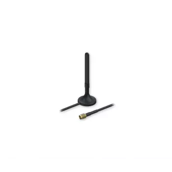 Antena omnidirecional TELTONIKA 5G Mobile Magnetic SMA antena 3,6 dBi, 0,617–0,96 / 1,4–2,69 / 3,3–5,9 GHz, conector macho SMA