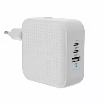 TARGUS Hyper Hyperjuice 70w carregador de viagem USB-c Gan (3c+1a) - branco