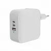 TARGUS Hyper Hyperjuice 70w carregador de viagem USB-c Gan (3c+1a) - branco
