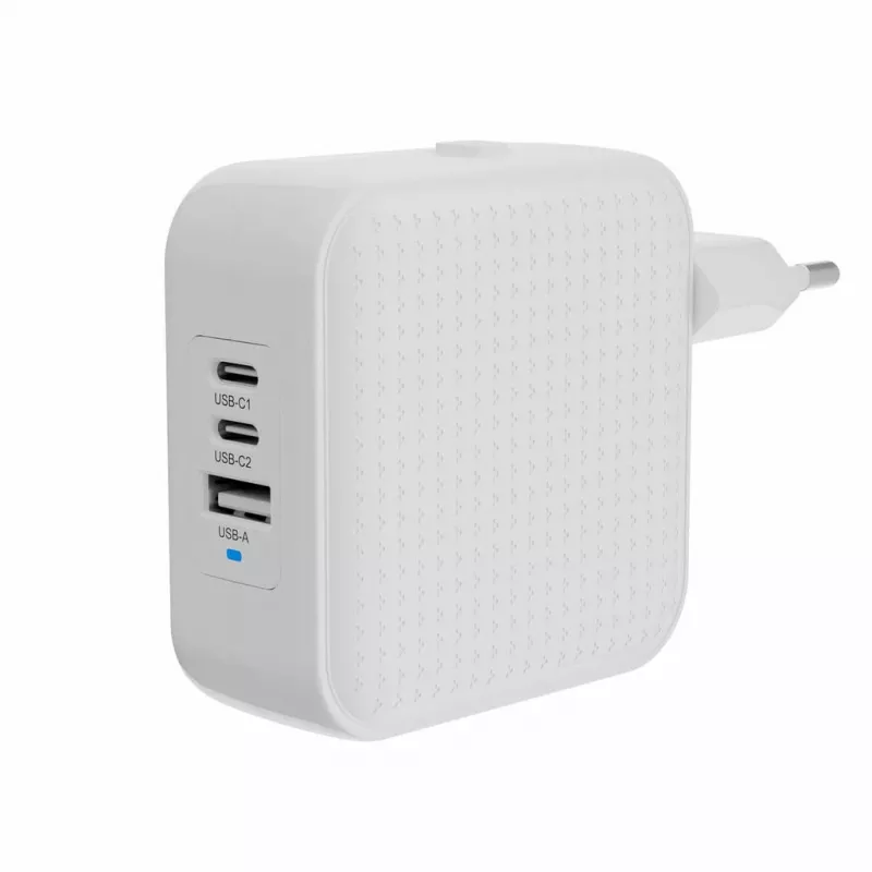 TARGUS Hyper Hyperjuice 70w carregador de viagem USB-c Gan (3c+1a) - branco