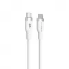TARGUS cabo de carregamento USB-c para USB-c em silicone 60w 1.5m - branco