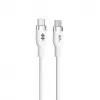 TARGUS cabo de carregamento USB-c para USB-c em silicone 60w 1.5m - branco