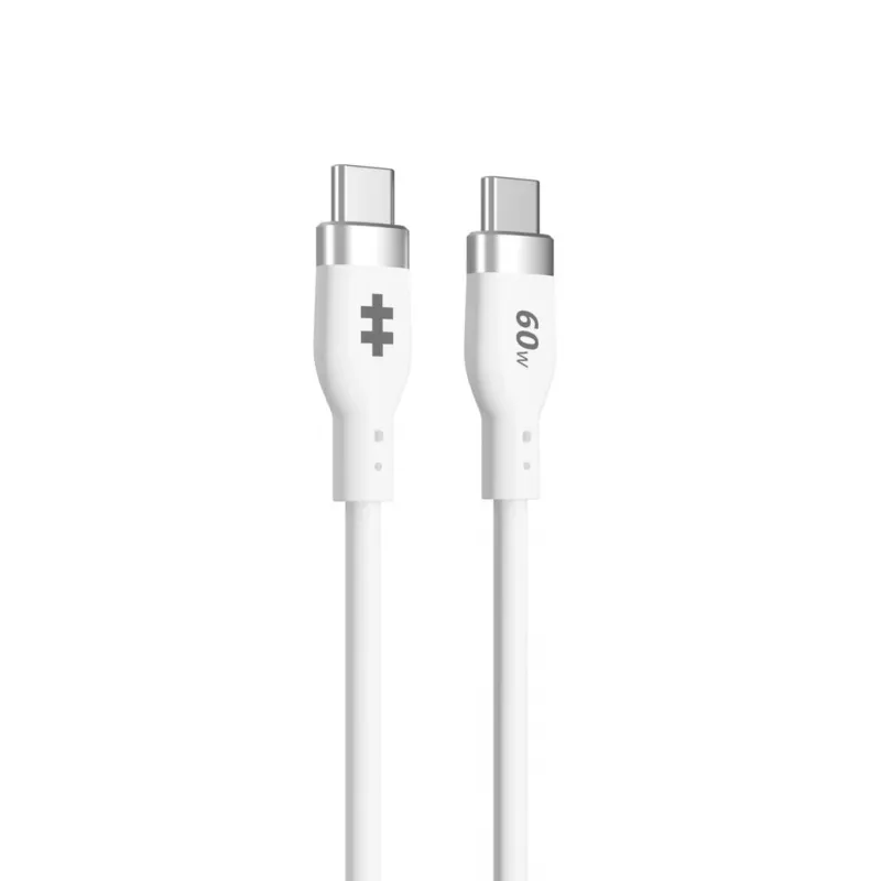 TARGUS cabo de carregamento USB-c para USB-c em silicone 60w 1.5m - branco
