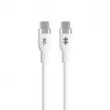 TARGUS cabo de carregamento USB-c para USB-c em silicone 60w 1.5m - branco