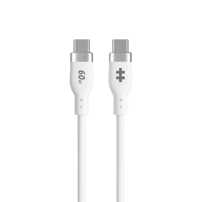 TARGUS cabo de carregamento USB-c para USB-c em silicone 60w 1.5m - branco