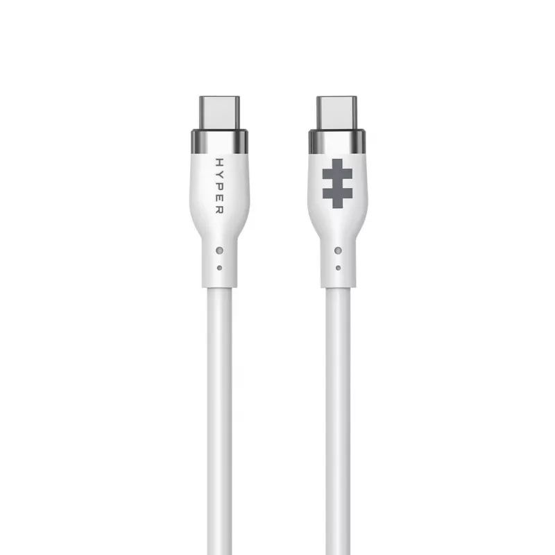 TARGUS cabo de carregamento USB-c para USB-c em silicone 60w 1.5m - branco