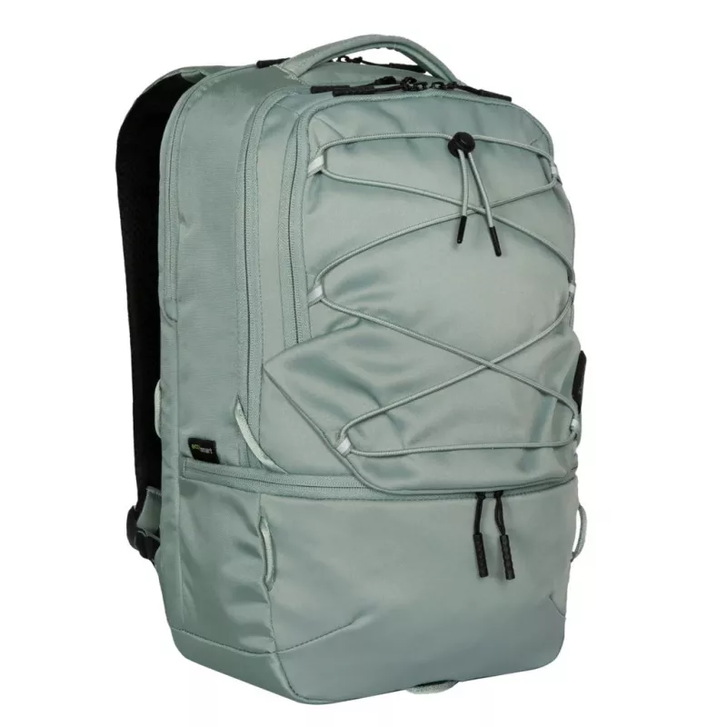 Mochila TARGUS Work+Play Flex Ecosmart TBB65905GL para portáteis de 15–16 polegadas, poliéster reciclado, verde