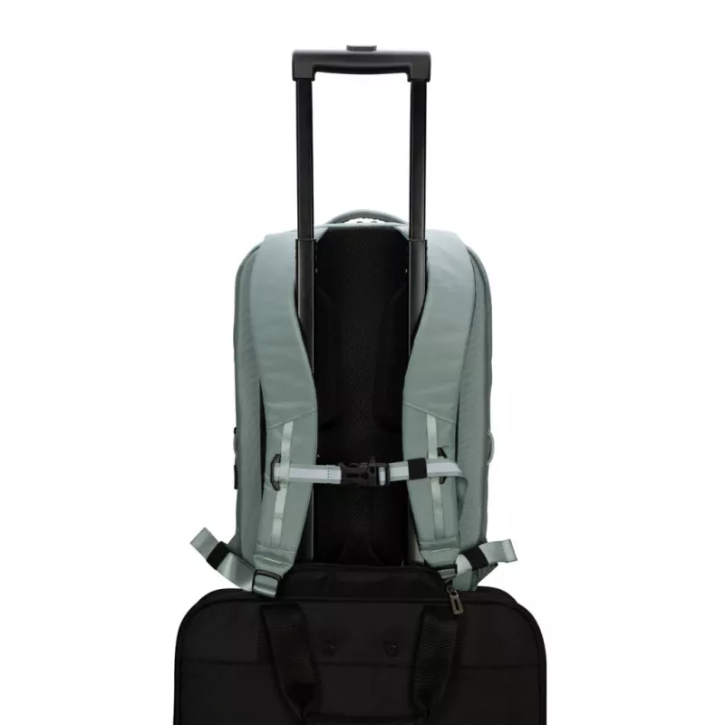 Mochila TARGUS Work+Play Flex Ecosmart TBB65905GL para portáteis de 15–16 polegadas, poliéster reciclado, verde