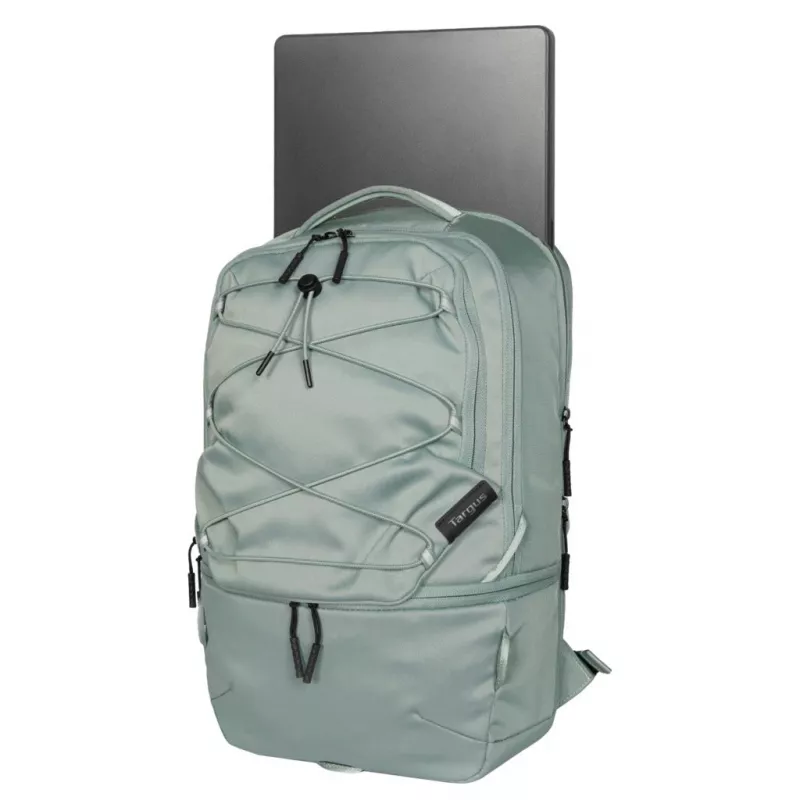 Mochila TARGUS Work+Play Flex Ecosmart TBB65905GL para portáteis de 15–16 polegadas, poliéster reciclado, verde