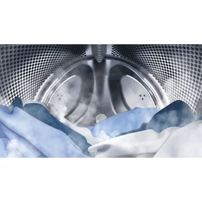 Máquina de lavar e secar roupa Indesit BDE 76435 WSV EE carregamento frontal independente branca