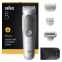 Braun Series 5 aparador/máquina de barbear corporal, cinzento-claro