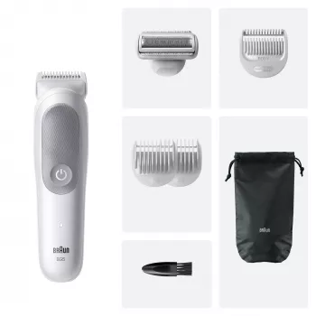 Braun Series 5 aparador/máquina de barbear corporal, cinzento-claro
