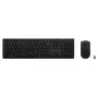 Lenovo 4X31R64357 teclado rato incluído Office RF sem fios + Bluetooth QWERTY nórdico cinzento