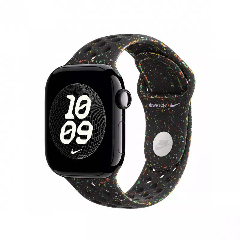 Bracelete Apple MGAE4ZM/A acessório para smartwatch preto alumínio fluoroelastómero
