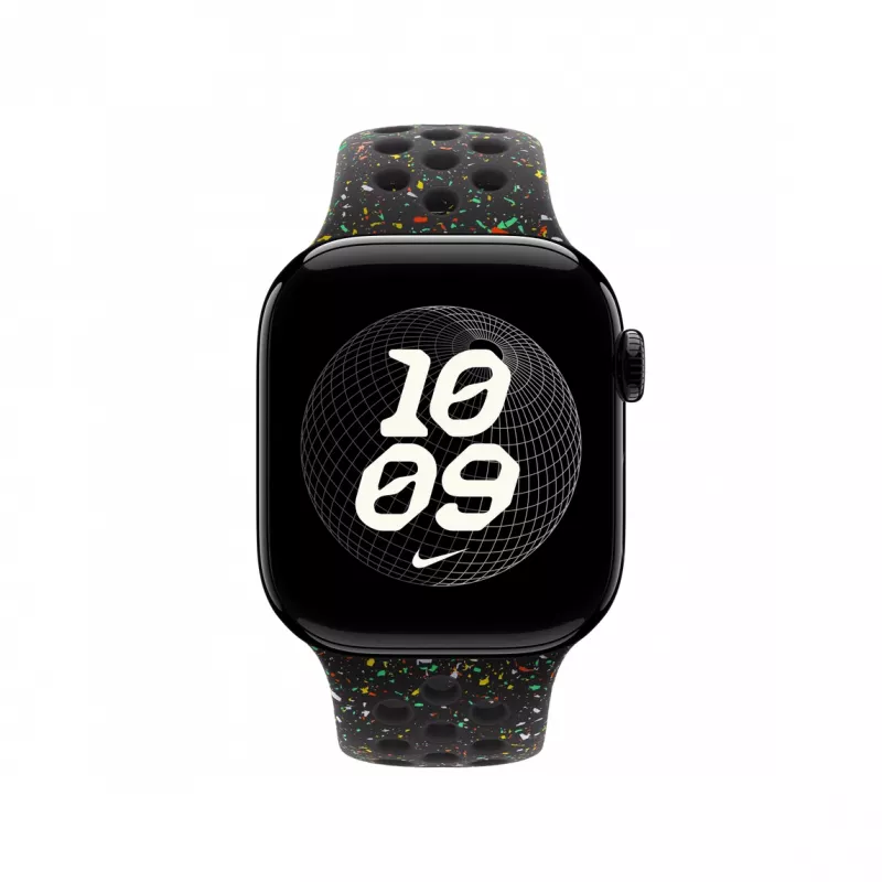 Bracelete Apple MGAE4ZM/A acessório para smartwatch preto alumínio fluoroelastómero