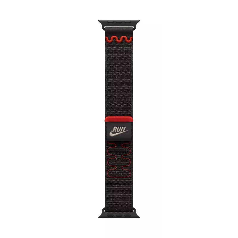 Bracelete Apple 42mm Midnight preto Nike Sport Loop preto