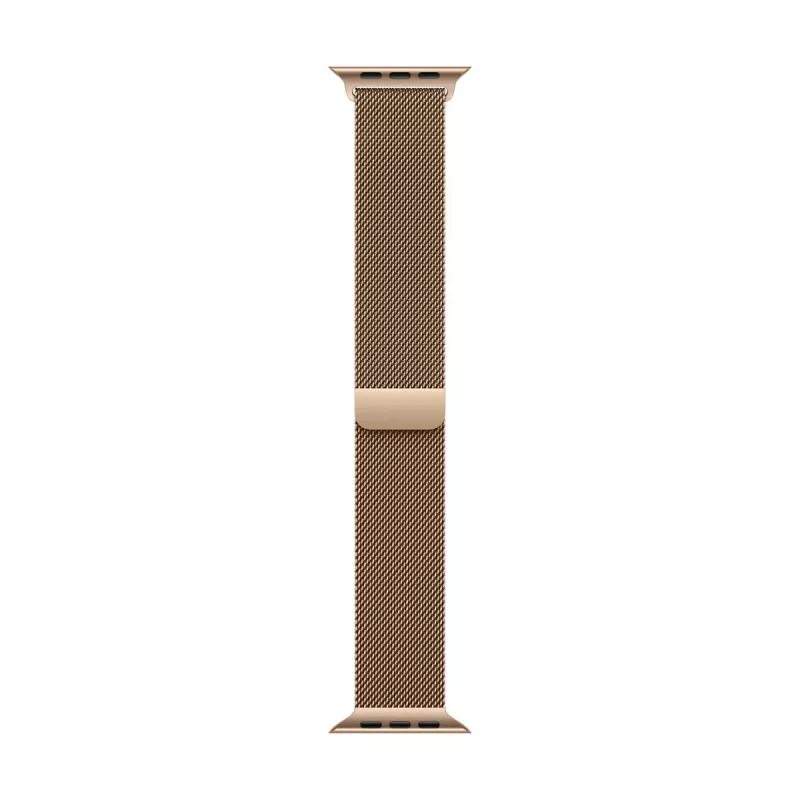 Bracelete Apple 46 mm Milanese Loop dourada M/L smartwatch dourado