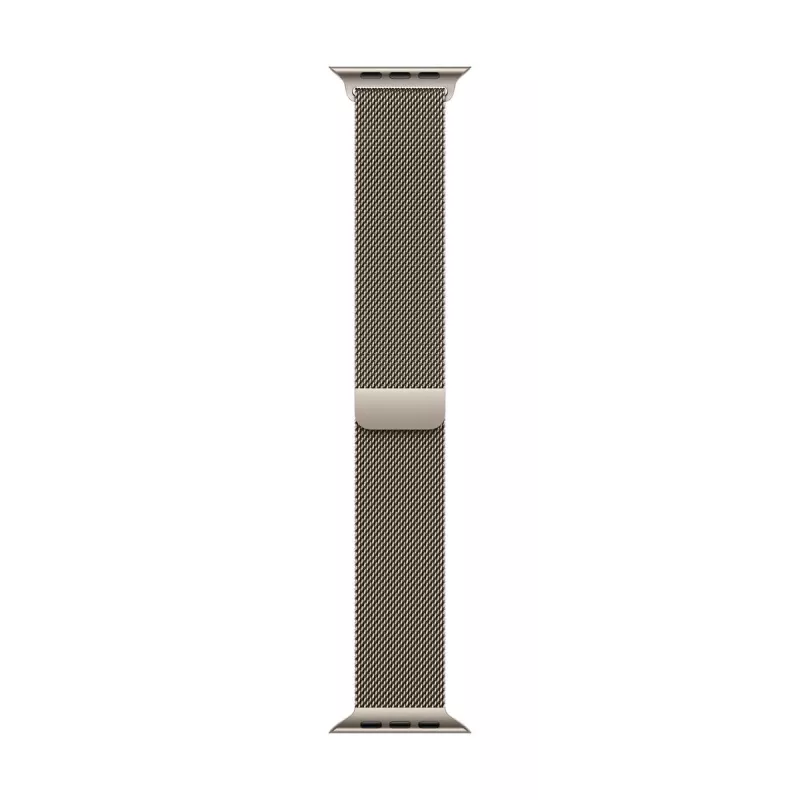 Bracelete Apple 46mm Milanese Loop natural M/L smartwatch natural