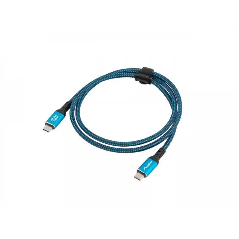 Lanberg CA-CMCM-44CU-0005-BK cabo USB-C M/M USB4 de 0,5 m, 240 W, 8K 60 Hz
