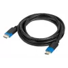 Cabo HDMI LANBERG CA-HDMI-30CC-0030-BK 3 m HDMI Type-A macho-macho 48 Gbit/s HDMI 2.1