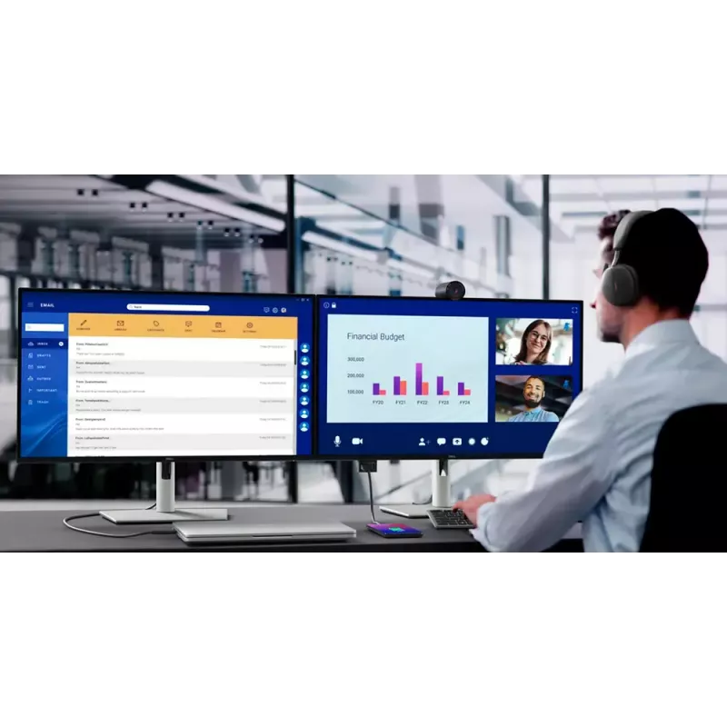 Monitor Dell Pro Plus P2725DE 27 polegadas 2560 x 1440 Quad HD preto prateado
