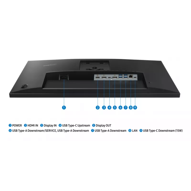 Monitor Samsung S27F434UAU 68,6 cm (27 polegadas) 1920 x 1080 píxeis Full HD LCD preto