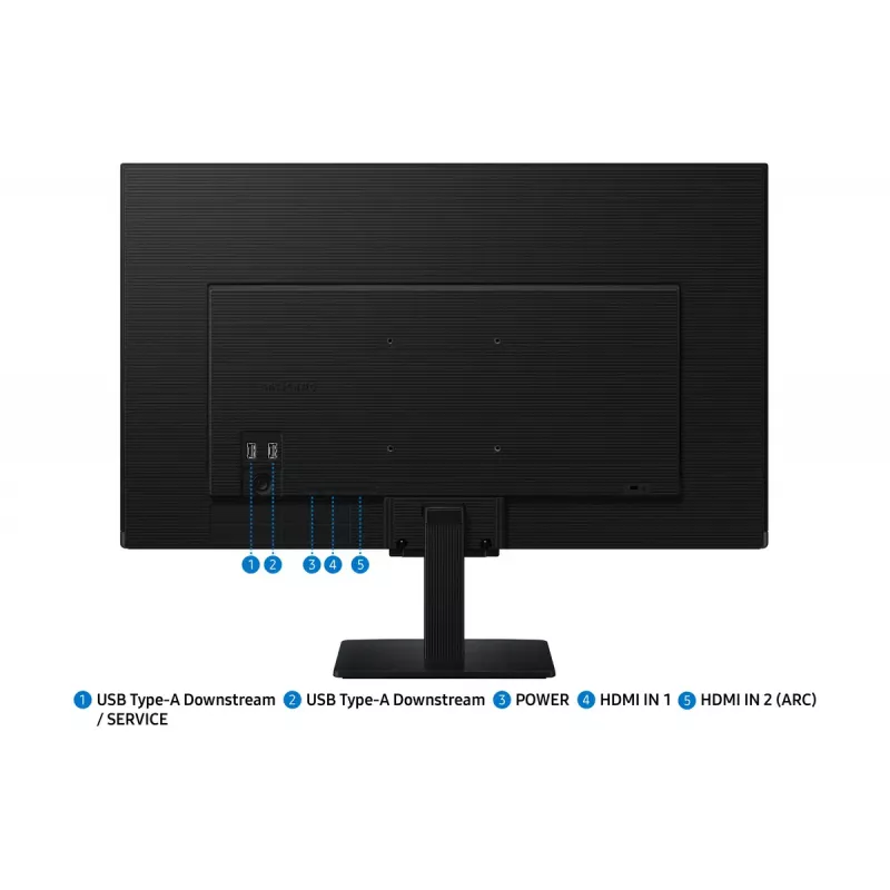 Monitor Samsung M5 M50F 68,6 cm (27 polegadas) 1920 x 1080 píxeis Full HD LCD preto