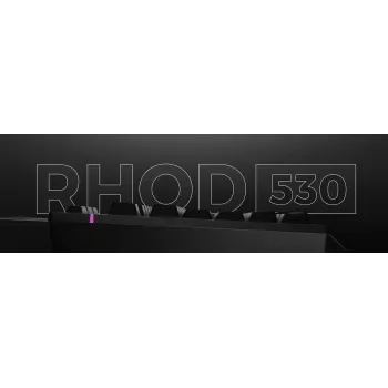 Teclado gaming com fio de tamanho completo Genesis Rhod 530, USB, QWERTY US, membrana, iluminação RGB, 114 teclas, cabo de 1,8 m, preto