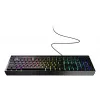 Teclado gaming com fio de tamanho completo Genesis Rhod 530, USB, QWERTY US, membrana, iluminação RGB, 114 teclas, cabo de 1,8 m, preto