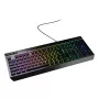 Teclado gaming com fio de tamanho completo Genesis Rhod 530, USB, QWERTY US, membrana, iluminação RGB, 114 teclas, cabo de 1,8 m, preto